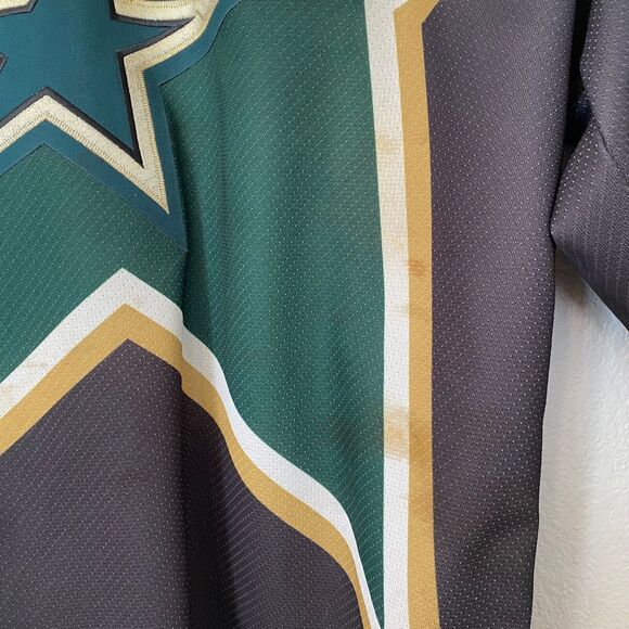 RARE Vintage CCM NHL Dallas Stars Mike Modano #9 Hockey Jersey Team Autographed - Picture 11 of 15